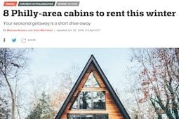 An article by Curbed Philly - 8 Philly area cabins to rent this winter including the Lokal AFrame